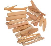LIFKOME 20Pcs Small Driftwood Sticks Natural Twigs Wood Sticks for Crafting Christmas Ornaments DIY Wooden Outdoor Decorations Set