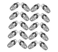 LIFKOME 20pcs Stainless Steel Ball Chain Connectors for DIY Jewelry Making Durable Slip Clasps for Necklace and Bracelet Projects Skin Friendly Connectors for Custom Beaded Chains