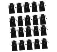 LIFKOME 20pcs Sunglasses Storage Bags Eyeglasses Organizer Drawstring Closure Stylish Easy to Clean Pouches for Protecting Glasses from Scratches and Dust