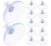 LIFKOME 20pcs Threaded Screw Suction Cups with M5 Nut for Glass and Mirrors, 40mm Pvc Sucker Pads with Stainless Steel Screw and Nut Structure, Stable Adhesion and Easy Installation