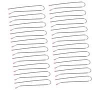 LIFKOME 20pcs U-shaped Electric Curler Clips Replacement for Hot Rollers Secure Grip Metal Roller Clamps for Rapid Heating Hair Styling Tool for Women