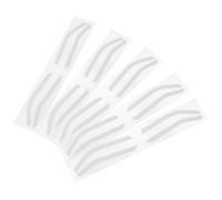 LIFKOME 24 Pairs Reusable Adjustable Silicone Eyebrow Stencil with Brow Mapping Stickers for Women Multiple Styles for Precise Tattooing and Natural Shaping