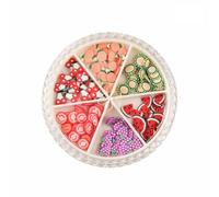 LIFKOME 24 Pieces Fruit Pattern Nail Stickers Set, Round Mixed Design Manicure Decals for Women and, Creative Nail Art Decor for DIY Styling