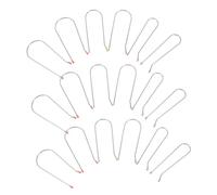 LIFKOME 24pcs Hot Roller Clip with Stainless Steel and Resin Quick Heating U-shaped Curler Clips for Easy Hair Styling Replacement Suitable for Hot Roller Accessories