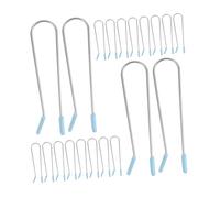 LIFKOME 24pcs U Clips for Hair Roller Hair Styling Tools Curler Clips Replacement Kit Electric Curling Roller Clamps