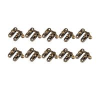 LIFKOME 25pcs Antique Bronze Horn Latch Right Hook Hasp Lock Iron Wood Box Latch Clasp for Jewelry Boxes Retro Vintage Design Closure