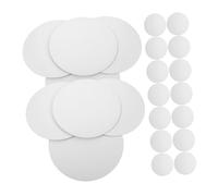 LIFKOME 25pcs White Cake Boards Round Food Grade Grease-resistant Cardboard Base for Cakes Desserts DIY Baking Disposable Platter Tray for Birthday Wedding Parties