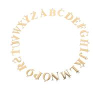 LIFKOME 26PCS Stainless Steel Letter Charms for Jewelry Making Polished Alphabet Pendants for DIY Necklaces Bracelets Keychains and Smooth Finish Accessories