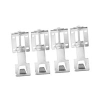 LIFKOME 2pairs Cooker Hood Hanging Hooks Floating Plate Mounting Bracket Easy Installation for Range Hood Fixing