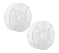 LIFKOME 2pcs 1kg Hollow Plastic 3d Printer Spools Bobbin Reels Replacement Wire Spool for 3d Printer Accessories and Filament Management