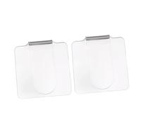 LIFKOME 2pcs Acrylic Makeup Palettes Square Mixing Plates for Salon Cosmetic Blending, Professional Portable Makeup Art Tools for Eyeshadow and Foundation