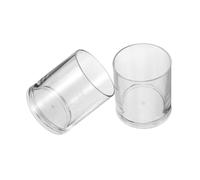 LIFKOME 2pcs Acrylic Wine Cup Glasses Sundae Cups Acrylic Reusable Dessert Beverage Clear Party Soda Tumblers Transparent