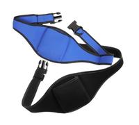 LIFKOME 2pcs Adjustable Instructor Mic Belt Pouch Waistband Bag for Fitness Workout, Portable Wireless Microphone Holder Carrier in Black and Navy for Gym Coaches