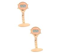 LIFKOME 2pcs Alloy Electronic Watch 's Watch Digital Display Student Essentials Fob