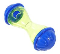 LIFKOME 2pcs Blue Bone Shape Rabbit Treat Dispenser for Indoor Pets, Plastic Interactive Slow Feeder with Diet Control and Easy to Fill Features, for Rabbits and Guinea Pigs