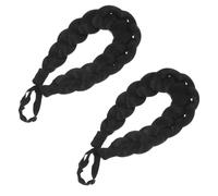 LIFKOME 2pcs Braided Headband for Women Adjustable Twist Braid Synthetic Hair for Daily Wear and Boho Hairstyles