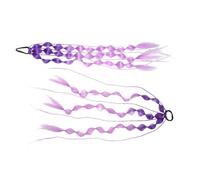 LIFKOME 2pcs Bubble Ponytail Hair Extensions for Vibrant Braided Bubble Braids with Wig Easy Installation Hair Ornament for Parties Festivals and Music Events
