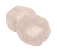 LIFKOME 2pcs Cloth Jar Covers for Wide Mouth Mason Jars, Reusable Elastic Cloth Bottle Lids, Washable and Breathable Material, Keeps Food Fresh for Kitchen Storage and Fermentation