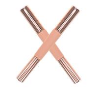 LIFKOME 2PCS Double Ended Silicone Lip Brush with Cap Reusable Mini Makeup Applicator for Lipstick and Concealer Portable Travel-friendly Soft Face Makeup Brushes Pink Beauty Tool