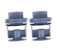 LIFKOME 2pcs Drainage Pump Filter for Washing Machine Drain Seal Sink Drain Strainer Washer Lint Traps for Hose Use in Laundry