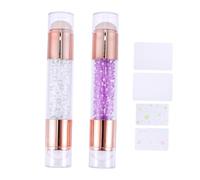 LIFKOME 2Pcs Dual Head Nail Art Stamper Lightweight DIY Manicure Tool for Home Salon Use for Quick Nail Designs and Unique Patterns
