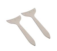 LIFKOME 2pcs Exact Eye Socket Measuring Device Eyelid Crease Gauge Pupil Measurement Tool Eyeliner Ruler Portable
