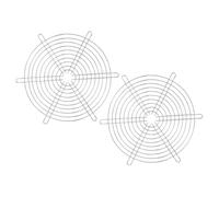 LIFKOME 2pcs Exhaust Fan Protective Cover Metal Wire Grille for Bathroom Kitchen Fans Silver Vent Cover Safety Guard Durable Finger Protection