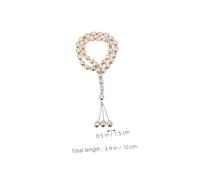 LIFKOME 2pcs Exotic Acrylic Tasbih Prayer Beads Worry Counter Rosary Bracelets for Men Women Islamic Worship Meditation Ramadan Gift