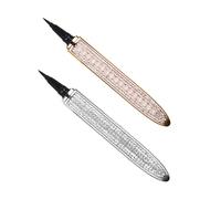 LIFKOME 2Pcs Eyeliner Pens Ultra-fine Tip Self-adhesive Eye Lining Pens for Upper and Lower Lash Line Lightweight Smooth-drying Makeup for Wear