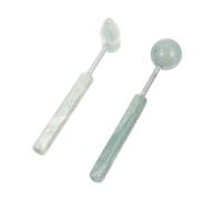 LIFKOME 2pcs Facial and Body Beauty Massagers Jade Massage Hammers for Muscle Relaxation and Blood Flow Manual Skin Care Tools for Neck Face and Full-body Use
