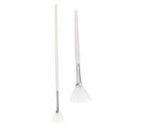 LIFKOME 2pcs Facial Mask Fan Brushes Cosmetic Beauty Tool with Soft Bristles for Gentle Application Reusable Makeup Applicators with Comfortable Grip Handles for Women