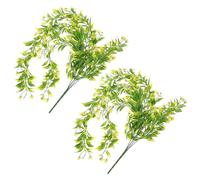 LIFKOME 2pcs Faux Plant Pendant Plastic Vine Plant Vine Pendant Simple Creative Chic Lifelike Does Not Fade Comfortable to The Touch Garden Decoration for Fence Protection
