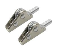 LIFKOME 2pcs Folding Chair Hinges Furniture Joint Hinge for Fishing Beach Chairs Collapsible Stool Sofa Angle Adjuster Quiet Operation