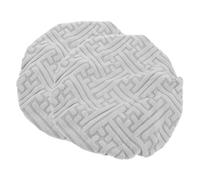 LIFKOME 2pcs Grey Round Stool Covers Stretchy Elastic Bar Chair Seat Slipcovers for Dining Stools Soft Cozy Cushion Protectors for Family Gatherings and Festivals