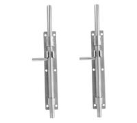 LIFKOME 2Pcs Heavy Duty Stainless Steel Door Bolt Lock Thickened Slide Latch for Home Security Deformation Barrel Bolt Lock Suitable for Internal and External Doors