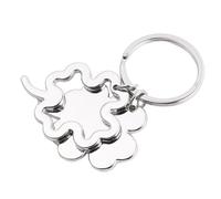 LIFKOME 2pcs Hollow Metal Clover Pendants for DIY Jewelry Making Unique Four Leaf Clover Charms for Keychains Necklaces and Bracelets Chic Silver Accessories