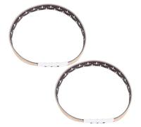 LIFKOME 2pcs Inspirational Christian Bible Verse Wristbands Elastic Scripture Bracelets for Women Men Soft Comfortable Religious Wrist Charms for Daily Spiritual Motivation and Faith