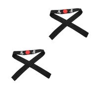 LIFKOME 2pcs Japanese Style Samurai Headband for Men Comfortable Wraps for Karate Cooking and Costume Events Breathable Easy to Wear Sweat Absorbent Design Traditional Hachimaki Headband