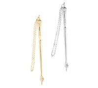 LIFKOME 2pcs Jewish Bible Reading Pointer Tool Metal Torah Pointer Chain for Torah Book Reading Hand for Jewish Ceremonies
