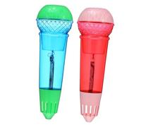 LIFKOME 2pcs Karaoke Grab Mic Party Game Microphone Props for Boys and Girls Plastic Simulation Microphone Toy