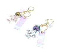 LIFKOME 2pcs Keychain Bag Charm Spaceman Keychain Lightweight Compact Creative Key Ring for Bag Decor