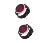 LIFKOME 2pcs Led Touch Screen Digital Watch Alloy Band Fashion Unisex for Couples Men Women
