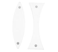 LIFKOME 2pcs Magnetic Optical Lens Science Experiments Concave and Convex Lens Optics Telescope Physics Kit Convex Mirror Double Optical Optics Kit Acrylic Transparent