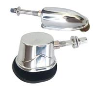 LIFKOME 2pcs Metal Snare Drum Lugs Replacement Parts Snare Drum Lug Ear Claw Connectors for Floor Legs with Polished Surface and Strong Hold