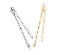 LIFKOME 2pcs Metal Torah Pointer Chain for Jewish Bible Reading and Decorations Page Marker Pointer Bible Finger Reading Tool Church Anniversary Souvenirs
