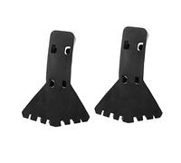 LIFKOME 2Pcs Non-Slip Ladder Feet Protectors High-Temperature Resistant Ladder Parts with Wear-Resistant Pads for Stable Safe Use and Floor Protection