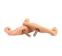 LIFKOME 2pcs Non-slip Large Violin Shoulder Rest Pads for 4/4-3/4 Violins Silicone Claw Style Shoulder Supports Professional Playing Accessories