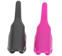 LIFKOME 2Pcs Plastic Finger Thread Controllers Sewing Finger Protectors Craft Making Tools for Effortless Cross Stitch and Fabric Positioning at Home