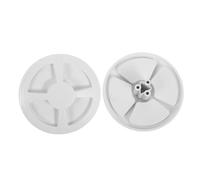 LIFKOME 2pcs Plastic Toilet Paper Box Knobs for Large Dispenser Fit Paper Holder Toilet Replacement Parts Knob for Bathroom Kitchen Tissue Storage