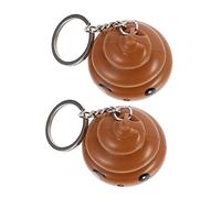 LIFKOME 2pcs Poop Keychains Creative Handbag Pendants Fun Prank Key for Unique and Design for April Fools Day and Daily Use